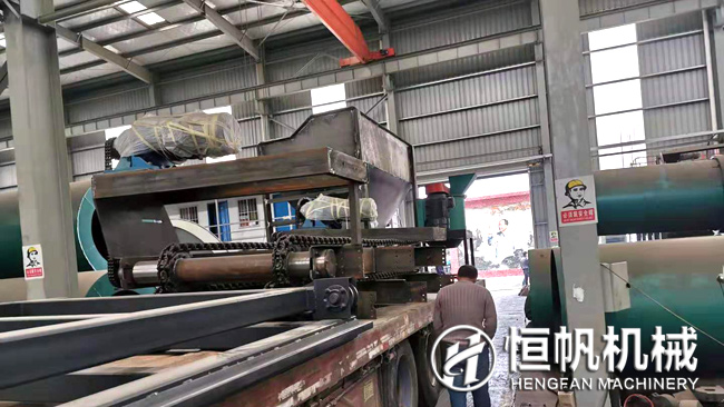 喜迎新年開門紅鄭州恒帆整套有機肥設(shè)備發(fā)送至湖南張家界(圖4) 湖南鏟車料倉