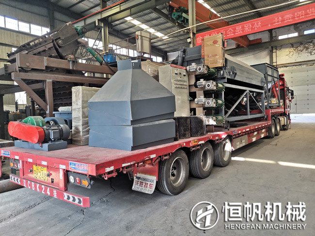 四川德陽年產2萬噸蘑菇渣有機肥粉狀生產線設備發貨(圖2) 四川德陽有機肥生產線